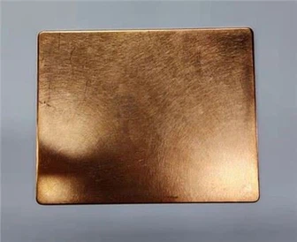 Kobber stemplingsplate