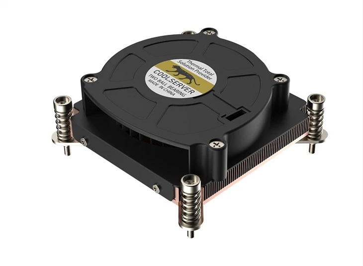 1U Server LGA1700 Copper Skived Fin CPU Radiator