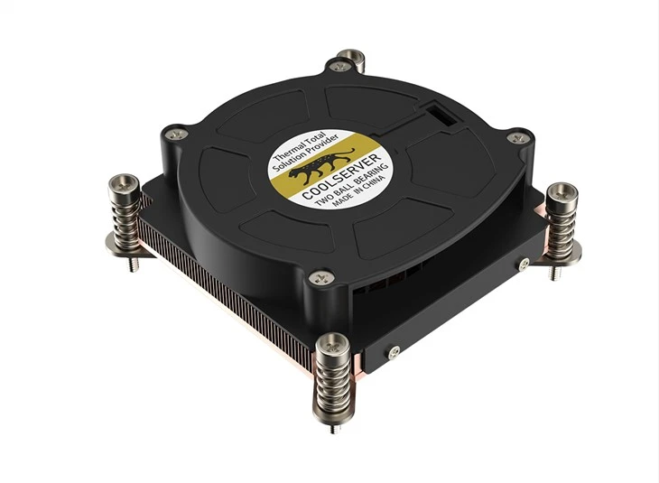 1U Server LGA1700 Kobber Skived Fin CPU Radiator