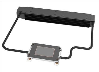 Aluminiumsfinne Kobberkaldplate Væskekjøling CPU-kjøleribbe For LGA4189