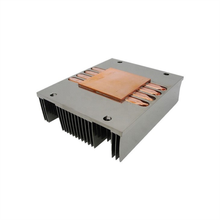 Aluminum Fin Copper Plate Heat Pipe Radiator